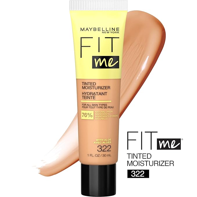 Maybelline Fit Me Tinted Moisturizer, Natural Coverage, Face 1 Count