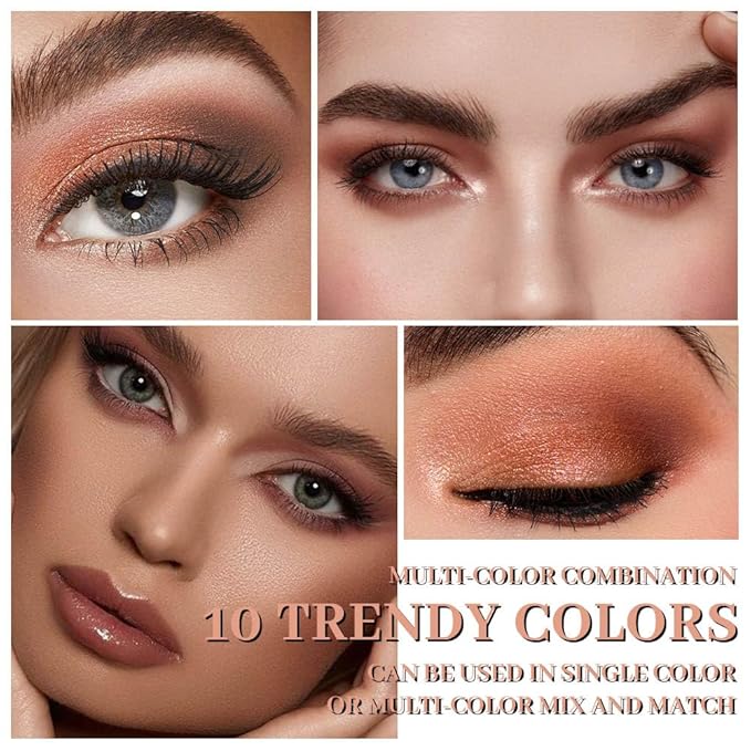 All-in-one Disk Conceal Contour Eyeshadow Palette with Mirror-10