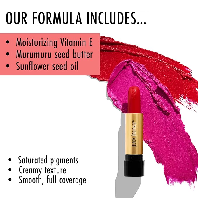 Black Radiance Perfect Tone Lipstick Lip Color Black Out