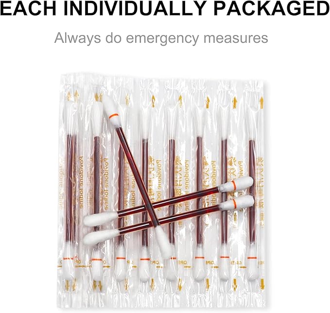 50 pcs disposable iodine swab