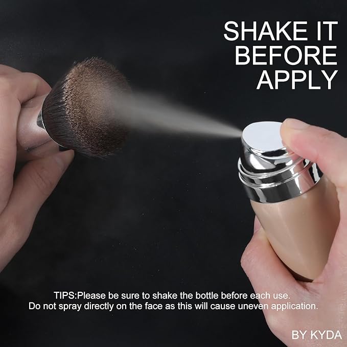 KYDA AirBrush Foundation Spray, Lasting Matte Foundation, Lightweight Classic Ivory