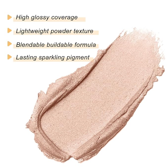 Boobeen Highlighter Makeup Palette, Long Lasting Glow Shimmer Radiant Glow