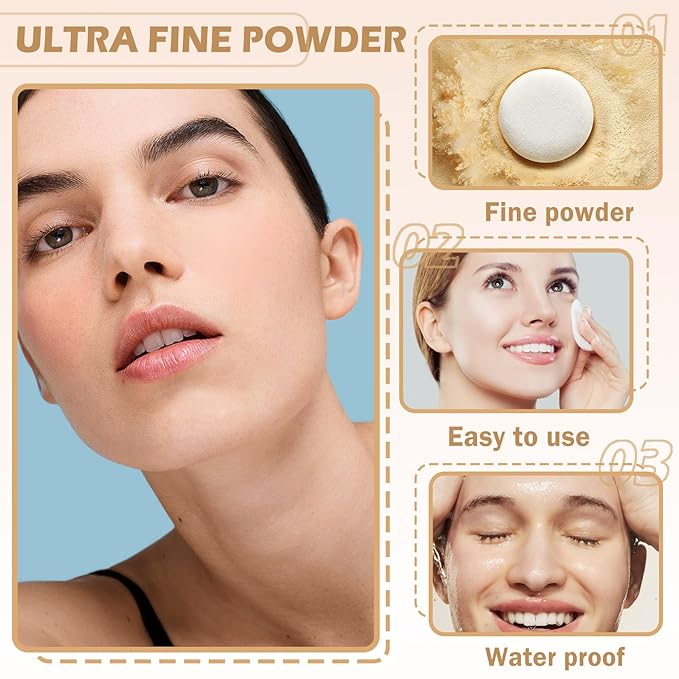 Fair Powder Setting Powder Translucent Loose Setting Powder Skin Tones