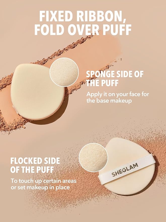 SHEGLAM SKin-Focus Full Coverage Powder Foundation Oil-Control Lightweight