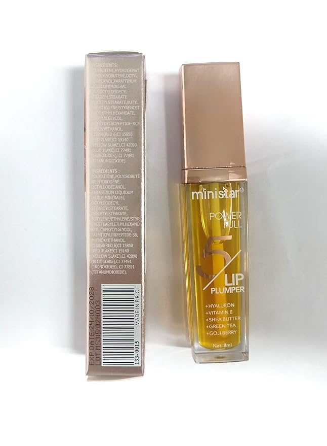 Lip Plumper Gloss,Moisturizing Lip Plumping Lip Gloss,Nourishing Lip Plump Lip Care Products,for Reducing Fine Lines and Smoothing Lips,Creating Elastic and Softer Lips