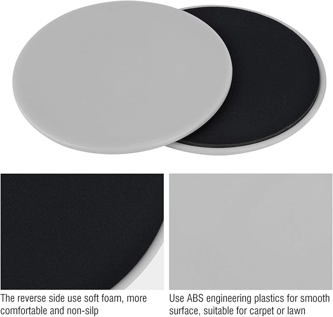 Fitness Disc Slides 2pcs Gliding