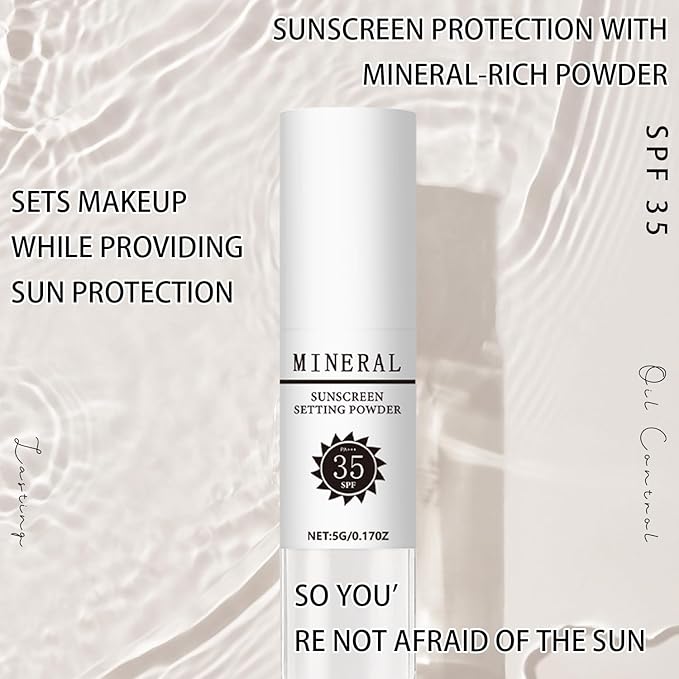 Mineral Sunscreen Setting Powder, SPF 35 Translucent Loose