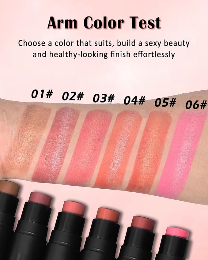 Cream Blush Stick Makeup for Cheeks, Multi Blush for Women-02