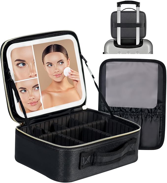 Vanmrior travel makeup bag with
