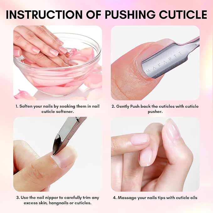 Makartt cuticle pusher, pink cuticle