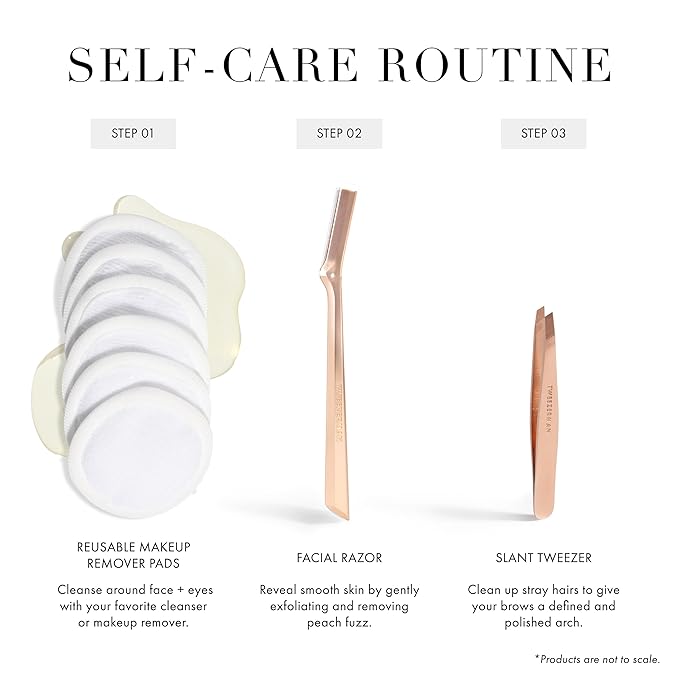 Tweezerman Rose Gold Facial Razor