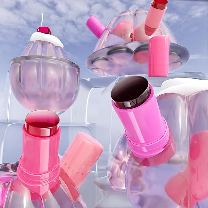 Cooling Water Jelly Tint, Cream Jelly Blush Stick Women #01