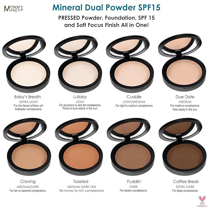 Mineral Dual Powder in Cuddle (Light/Medium) | 4-in-1 45 Oz