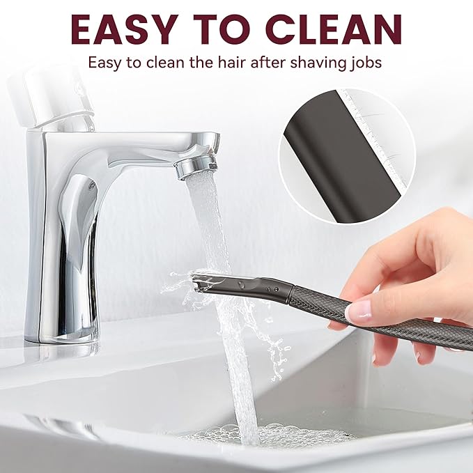 Eyebrow Razor with 12 Blades, Face Razors for Women and Men,Dermaplane Razor for Women Face, Facial Hair Removal for & Eyebrow Hair Removal - Black