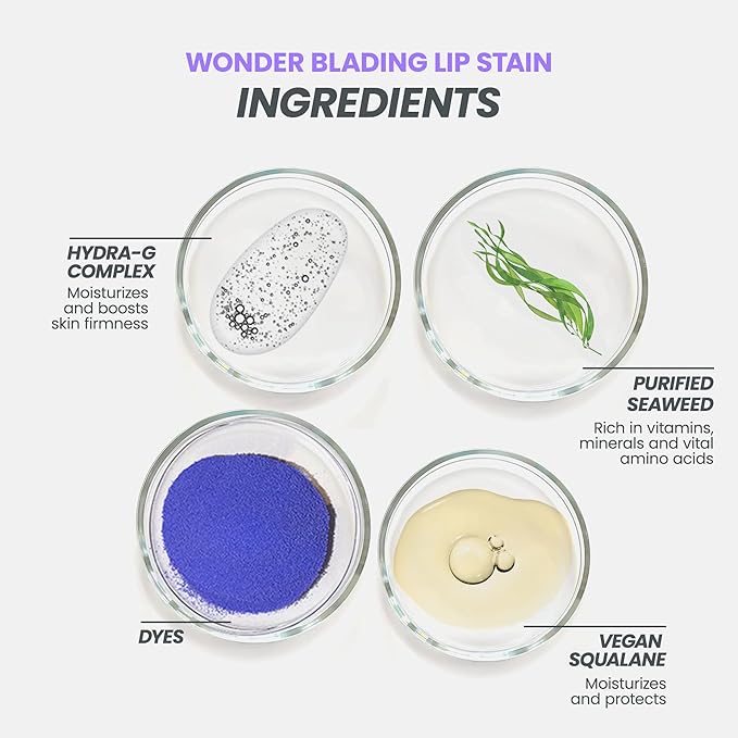 Wonderskin Wonder Blading Lip Stain Peel Off Masque - Long Lasting, Waterproof and Transfer Proof Pink Lip Tint, Matte Finish Peel Off Makeup (Crush Masque)