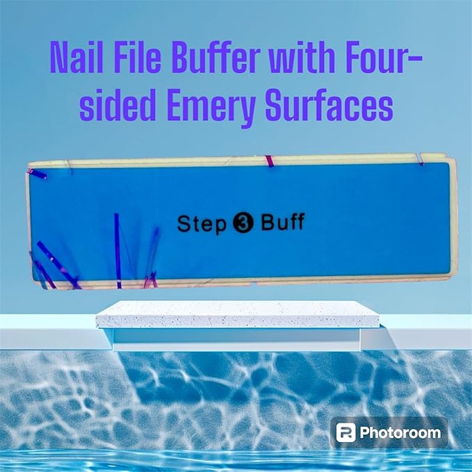 Emery Sponge 4-Way Nail Buffer