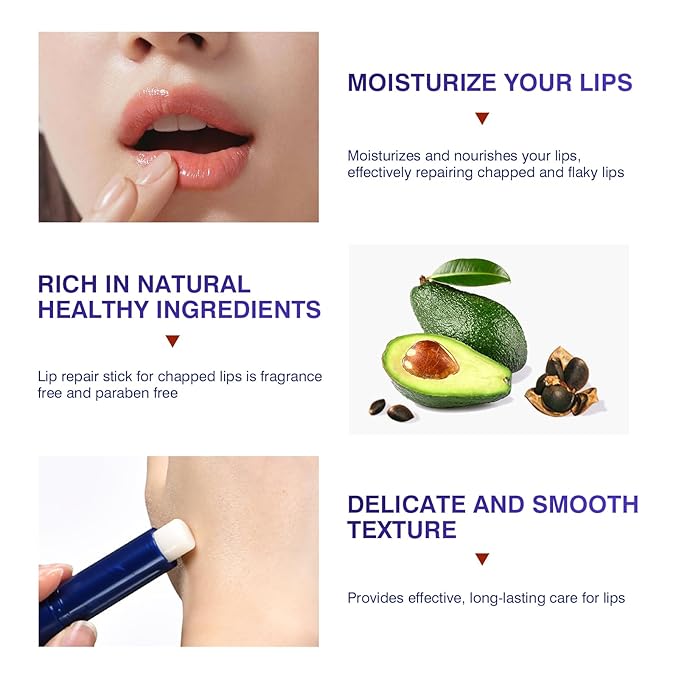 2Pcs Natural Lip Repair Stick -