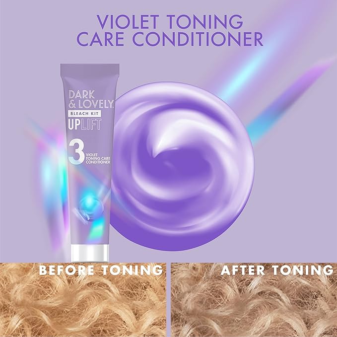 SoftSheen-Carson Interbeauty Dark and Lovely® Uplift Bleaching Kit for Blonde Hair, Includes Bleach Powder, Developer, and Toner