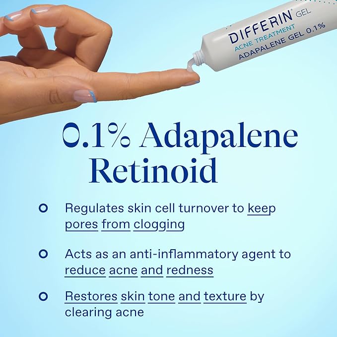 Differin acne treatment gel, 60