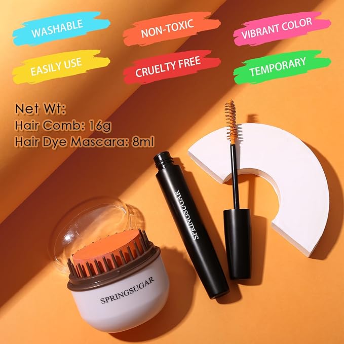 Orange Temporary Hair Chalk Color