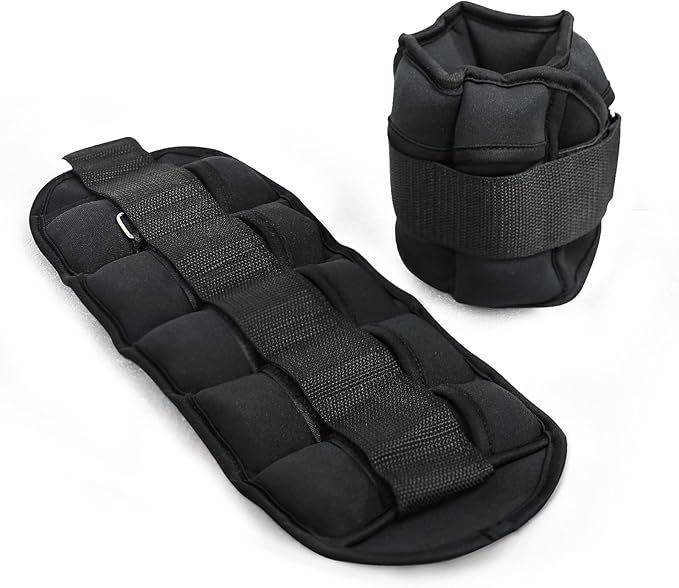 FEIERDUN Adjustable Ankle Weights for Women and Men 2,4,6,8,10 LBS