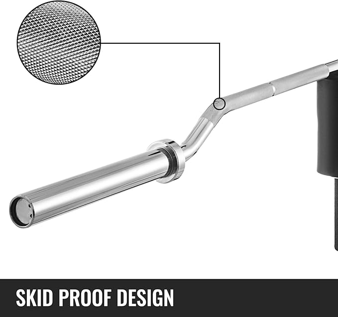 Fitness Safety Squat Olympic Bar，700LB Capacity Squat Olympic Bar 7 FT