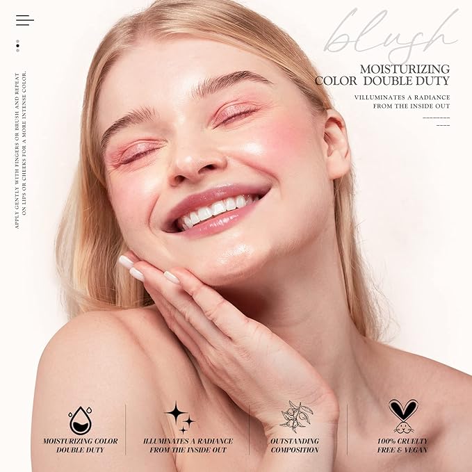 Multi Glow Balm, Cream Blush for Cheeks, Blush (Pink Sakura) 0.63 Oz