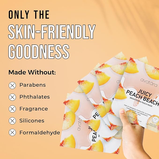 Avatara Juicy Peach Brightening Facial Mask