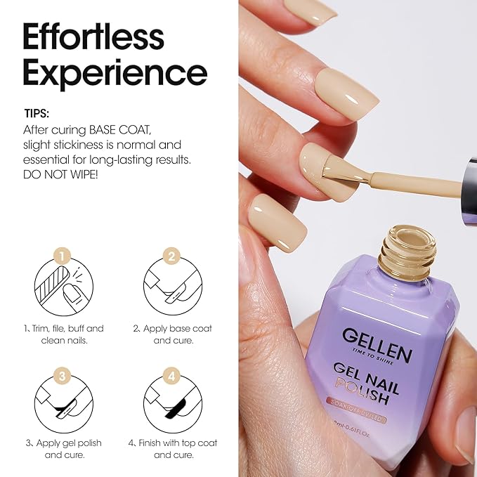 Gellen Nude Gel Nail Polish