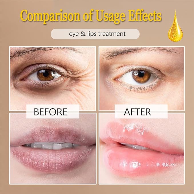 30 pairs 24k gold eye