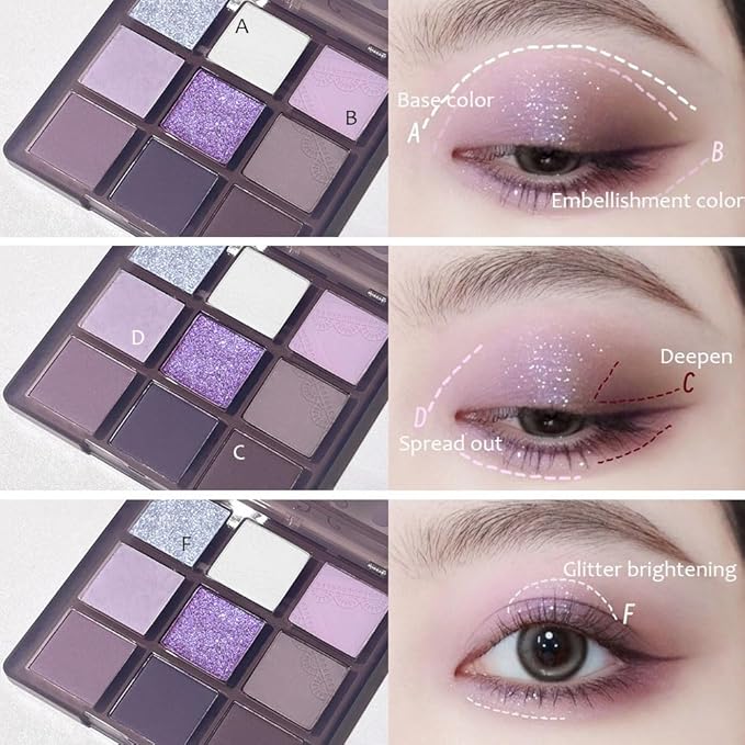 9 Colors Purple Silver White Tan Grape Matte