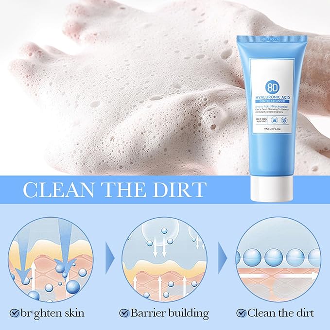 8D Hyaluronic Acid Face Care Set, Hydrating