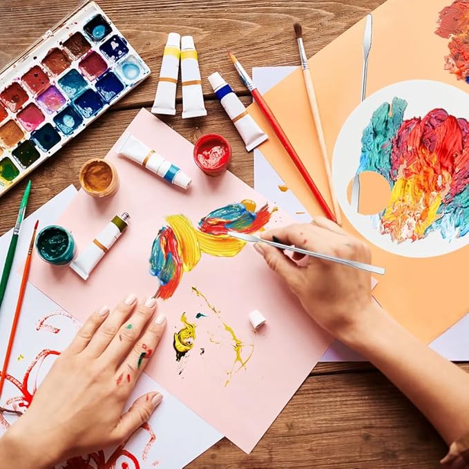 3 Pack Nail Art Palette with 3 Pcs