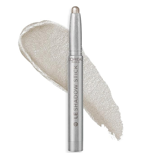 L'Oreal Paris Makeup Le Shadow Stick Eyeshadow, Blendable, Smudge-Resistant, Cream Eyeshadow, Ice Sparkle, 0.05 Oz