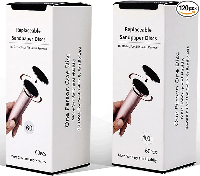 120pcs replaceable sandpaper refill discs