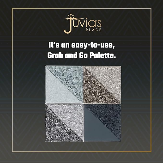 Juvia's Place Rebel Quad Grey Eyeshadow Palette -