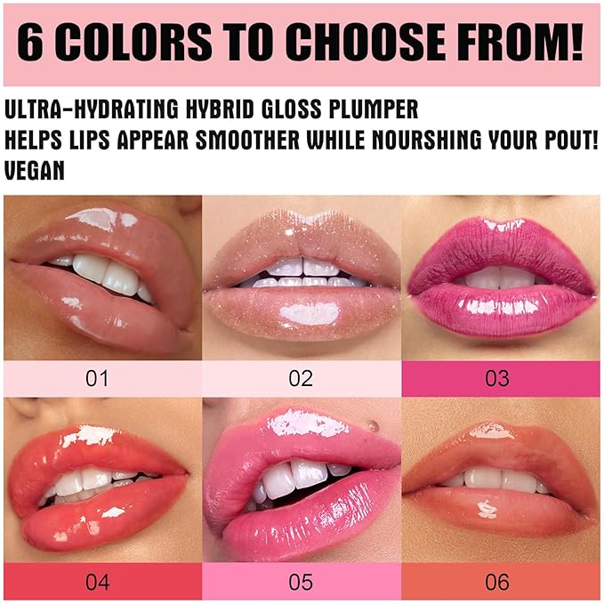 Glossy Finish Lip Glow Oil,Lip Plumping