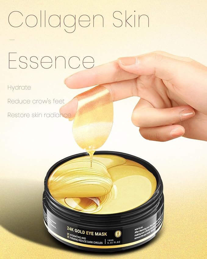 24k gold under-eye patches, 120