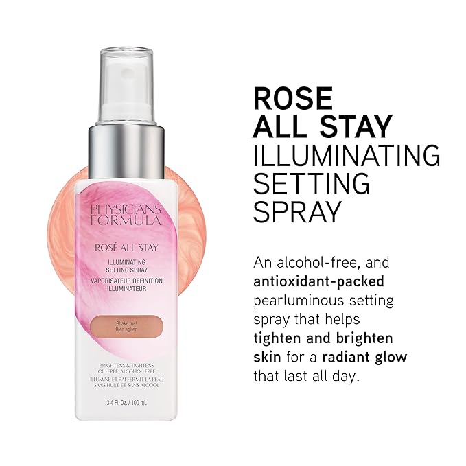 Physicians Formula Rosé All Stay Illuminating Setting Spray Clinicially Tested