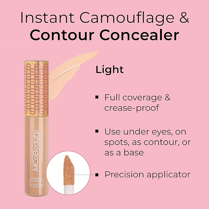 MCoBeauty Instant Concealer Camouflage & Contour, Light, Perfecting