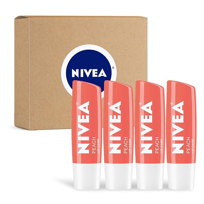 NIVEA Peach Lip Care - Tinted