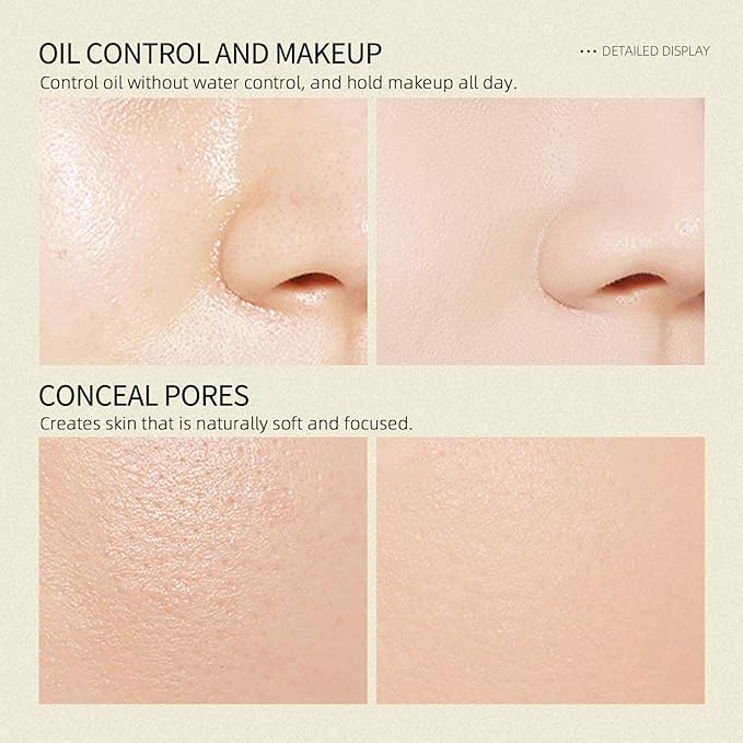 Erinde White Translucent Matte Setting Powder with Puff,