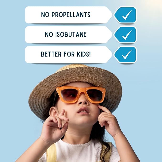 Florida Glow SPF 50 Sunscreen Spray - Hawaii 104 Reef Act & Florida Keys Compliant, Broad Spectrum, Water Resistant Sport Sun screen - Child Friendly PABA-Free & Oxybenzone Free (5.5 Fl Oz 1-Pack)