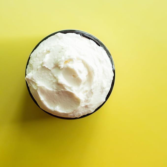 Lemon Sage Body Butter - Whipped Organic Shea Butter with Jojoba Oil and Essential Oils, Natural Lemon Lotion for Women and Men, Moisturizer for Dry Skin with No Synthetic Fragrances