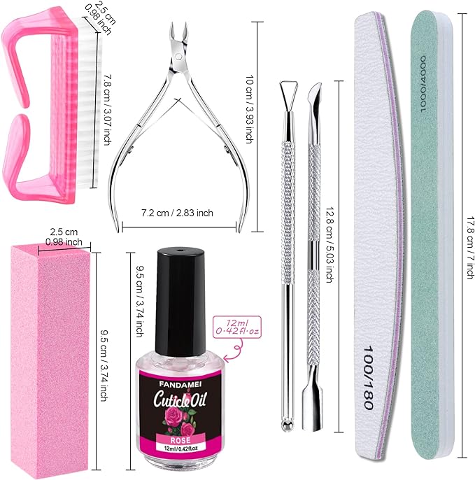 FANDAMEI Nail Buffers and Files,