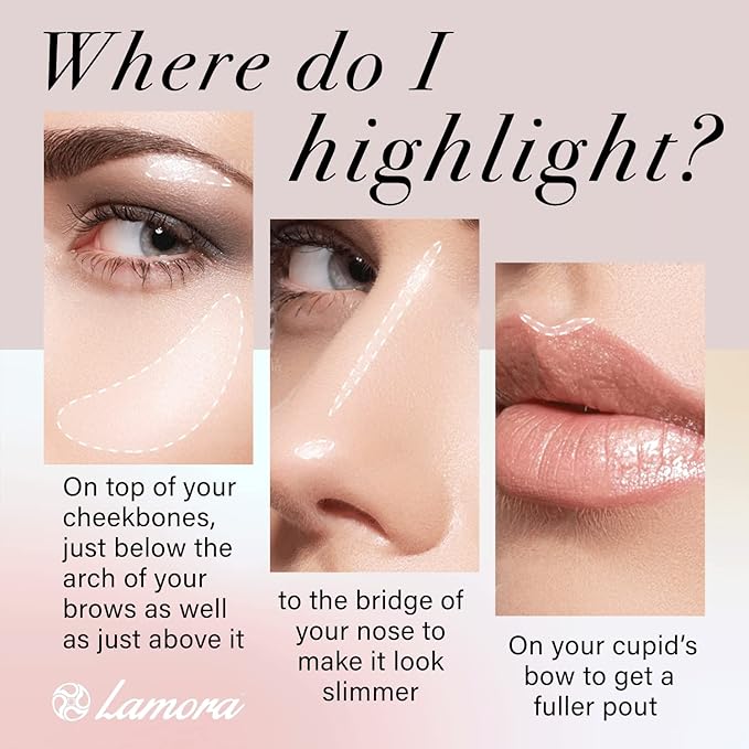 Highlighter Palette Highlighter Makeup Iluminador - Glow Bronzer