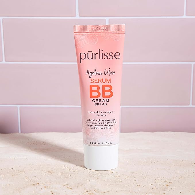 purlisse Ageless Glow Serum BB Cream SPF 40 | Light 1.4oz