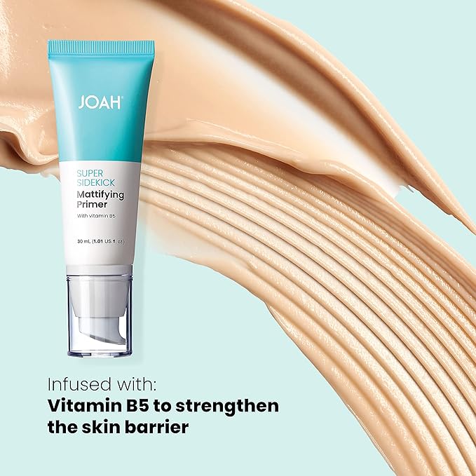 JOAH Beauty Super Sidekick Mattifying Makeup Primer, Pore 1.01 Oz