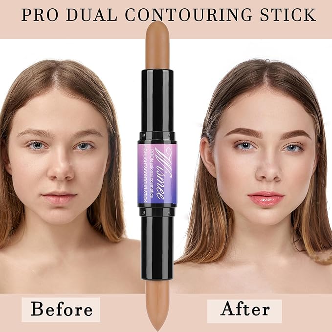 Dual-Ended Contour Stick, Face Shaping & Contouring Stick,