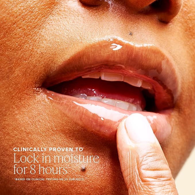 Farmacy Peptide Lip Balm - Lip Smoothie Hydrating Lip Balm with Vitamin C to Visibly Plump + Smooth Lip Lines - Nourishing Lip Treatment with a High-Gloss Finish - Pear Kiwi (10g)